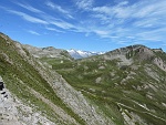 Ancora dalla cresta verso il vallone di salita......